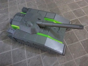 l'extension de super heavy tank jeux 40k la garde impériale le réservoir les réservoirs warhammer40k warhammer 3d print model - Mito3D