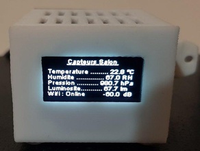 weather station oled 096 v2 home assistant electronics 3d print model - Mito3D