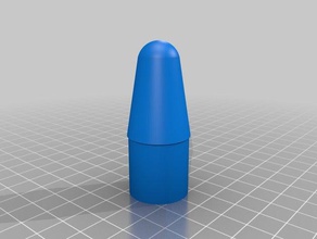 blunt nose cone 25x24x80 p 100 vehicles customized 3d print model - Mito3D