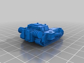 epic decimador pesado tanque juguetes y accesorios de juego 6mm baneblade caos épica 40k guerreros hierro shadowsword stormsword 3d print model - Mito3D