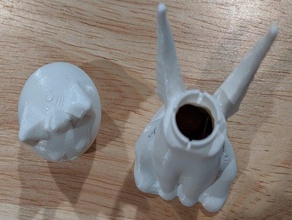caticorn botella los contenedores de la cat envase pastillas unicornio 3d print model - Mito3D