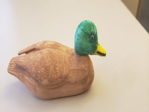 manyetik ördek taş gözleri 3d baskı ördekler ducky 3d print model - Mito3D