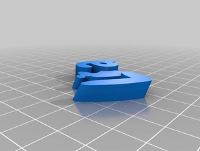 lisa i portachiavi su misura 3d print model - Mito3D