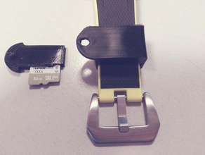 boucle montre cartão micro sd Impressora 3d acessórios titular o 3d print model - Mito3D