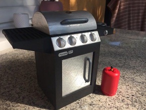 barbecue à gaz L'impression 3d 3d print model - Mito3D