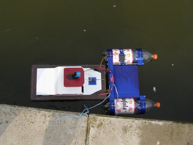 modelo de boya placer r c vehículos rc accesorios barco remolcador 3D print model - Mito3D