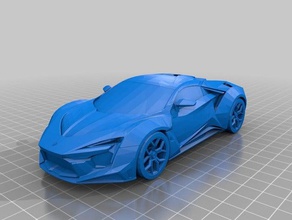 lykan hypersport2019 vehicles car hypersport supercar vehicle 3d print model - Mito3D