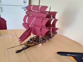 jackdaw ship table top games toy & game accessories 3d print model - Mito3D