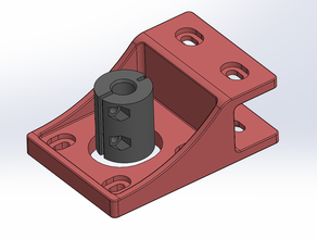 rigidbot z wobble solution 3d printer parts motormount nema17 zaxis axis 3d print model - Mito3D
