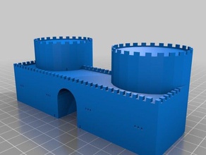 large gate house 3mm scale 3d printing 3d print model - Mito3D
