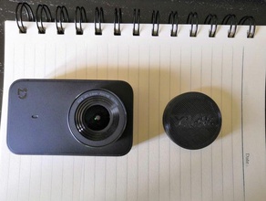 tampa de lente da xiaomi yi 4k câmera proteção 3d print model - Mito3D