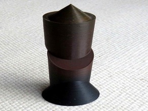 cortado do cilindro cone esculturas 3d print model - Mito3D