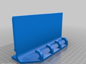 key holder shelf tab cards organization 3d print model - Mito3D