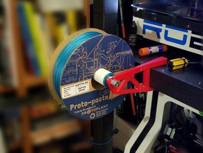 lack spool holder-ikea remix 3d printer accessories filament holder ikea table 3d print model - Mito3D