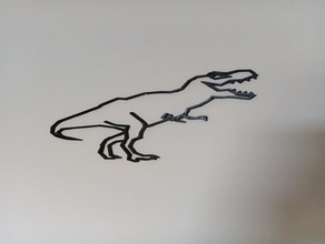 tyrannosaure trex sculture 3d print model - Mito3D