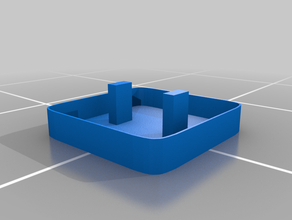 singolo interruttore luce di copertura organizzazione 3d print model - Mito3D