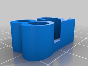 82 mi 3d personalizados nombre de la placa las esculturas personalizado 3d print model - Mito3D