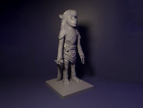 jen gelfling esculturas cristal escuro dark crystal henson jim muppet 3d print model - Mito3D
