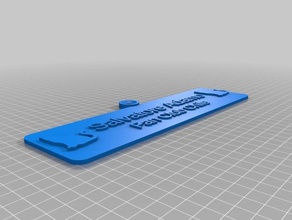 salvatore adamo llavero office customized 3d print model - Mito3D