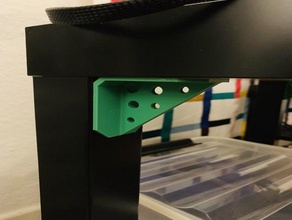 reinforcement ikea table lack replacement parts 3d print model - Mito3D