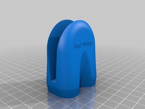 vas foam board spec wing motor mount hobby 3d print model - Mito3D