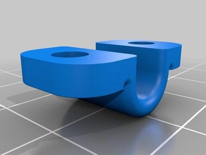 Kabel wall mount clip Haushalt 3d print model - Mito3D