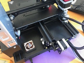 remixed Lehr-tech-ender 3 hinten Falle 3d-Drucker Teile 3d print model - Mito3D