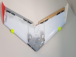 duvar Dublörler uçan kanat r c araçlar ekran askı hooks depolama 3d print model - Mito3D