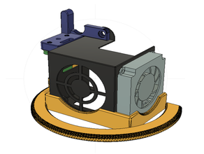 remix ender cob led ring light 3d printer parts bltouch mount 3 reverse x axis 3d print model - Mito3D