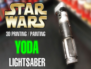 yoda lightsaber props star wars 3d print model - Mito3D