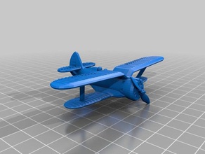 polikarpov i153 des véhicules 1 300e 6mm avions en avion fighter l'urss 3d print model - Mito3D