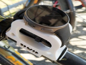 polar vantage v gravel top tube support sport & outdoors bycicle gps watch 3d print model - Mito3D