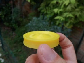 mini zippable flying disc toys & games fly frisbee golf throwing zipchip 3d print model - Mito3D