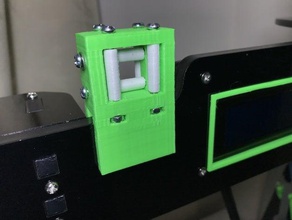 captive roller apparatus 3d printer accessories anet a8 mods filament guide prusa 3d print model - Mito3D