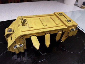 trojan cargo leggero navetta La stampa 3d 40k terreno warhammer 3d print model - Mito3D