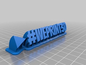 weprint3d office personalizado 3d print model - Mito3D