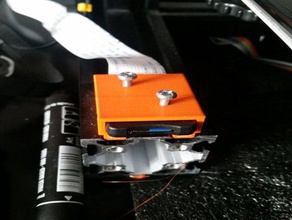 microsd adapter holder 4040 al profile 3d printer accessories mount card case 3d print model - Mito3D