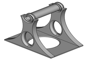 filament spool holder 3d Drucker Zubehör spool-Halter 3d print model - Mito3D