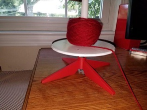 yarn holder rev 1 hobby wool 3d print model - Mito3D