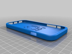 tiger kılıf iphone 6 aksesuarlar durumda esnek filament ninjaflex Kaplan 3d print model - Mito3D