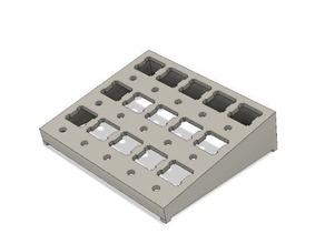 mechanische Tastatur, switch-15 slots-lube-station computer cherry mx Tastatur lube lube-station - Schalter 3d print model - Mito3D