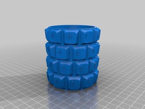 clavier box 2 containers customized 3d print model - Mito3D