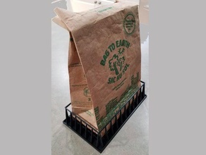 compostaggio supporto del sacchetto cucina & sala da pranzo borsa titolare compost 3d print model - Mito3D