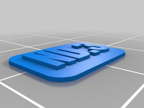 il mio personalizzato di massa etichette segni e loghi su misura 3d print model - Mito3D