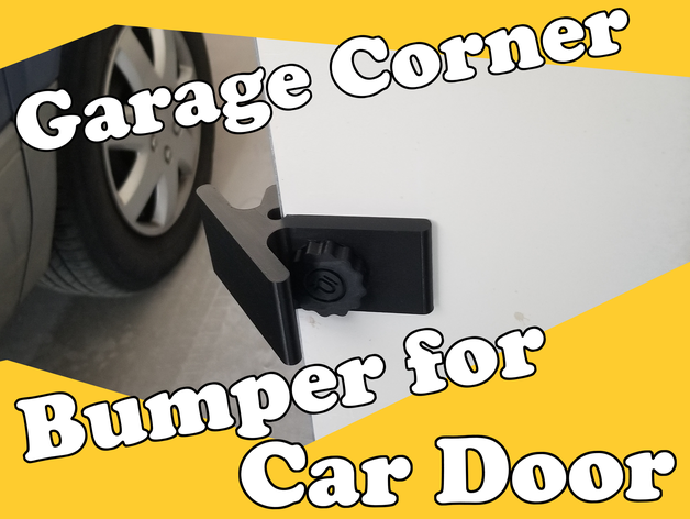 garage corner bumper car door household 3D print model - Mito3D