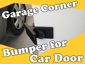 garage corner bumper car door household 3d print model - Mito3D