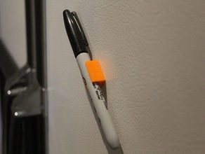sharpie suporte magnético as ferramentas em sala de aula clipe apagar a seco expo titular marcador permanente frigorífico escola quadro comunicações 3d print model - Mito3D
