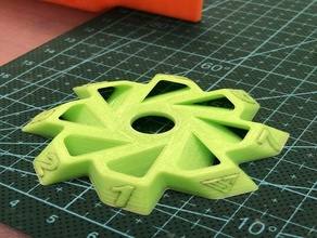 tevo tornado cama perilla de nivelación Impresora 3d las piezas 3d print model - Mito3D