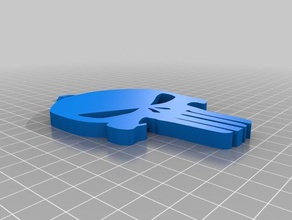 punisher magnet & keyring pack keychains fridge keychain 3d print model - Mito3D