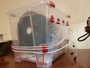 ıkea samla biriktirme kutusu v2 taşıyan 3d yazıcı aksesuarları kutu 3d print model - Mito3D